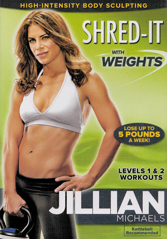 Jillian Michaels - Film déchiqueté avec poids DVD Film