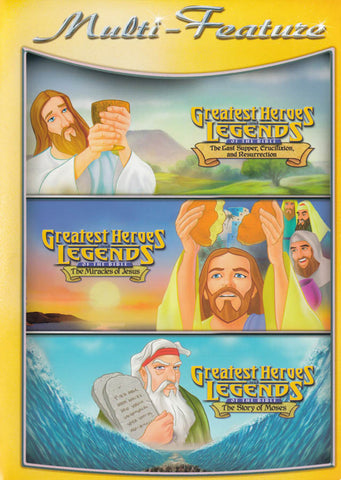 Greatest Heroes Legends Of The Bible (Triple Feature) DVD Movie
