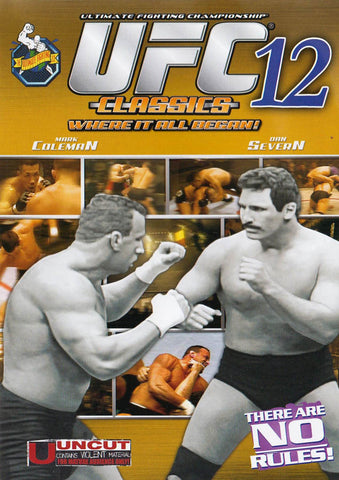 UFC - Ultimate Fighting Championship Classics - Vol. Film DVD 12