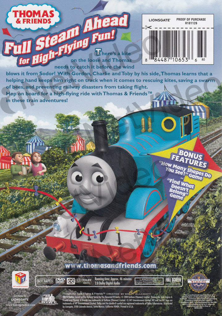 Thomas And Friends Thomas And The Runaway Kite on DVD Movie