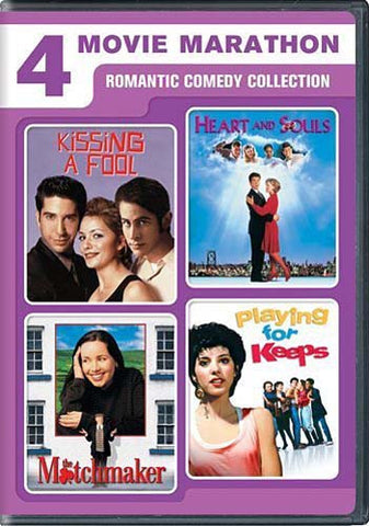 4 Movie Marathon - Romantic Comedy Coll. (Kissing a Fool/Heart & Souls/The Matchmaker/Playing Keeps) DVD Movie