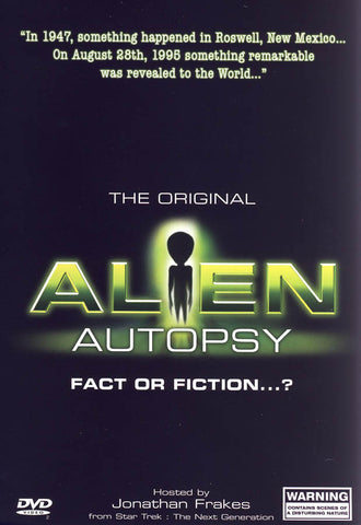 Alien Autopsy: Fact or Fiction (CA Version) DVD Movie 