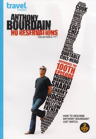 Anthony Bourdain: No Reservations, Collection Six (6)- Part Two (2) DVD Movie 