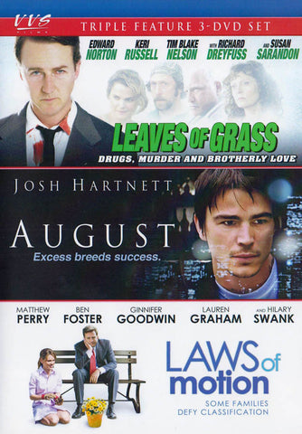 Feuilles d'herbe / Août / Lois du mouvement (Triple Feature) (Boxset) DVD Film