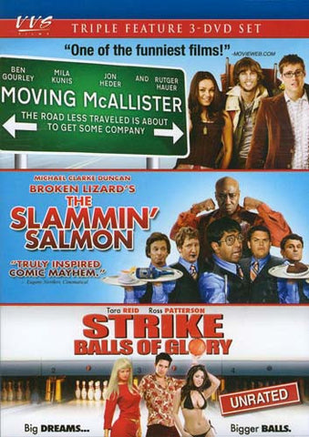 Moving McAllister / Slammin' Salmon / Strike - Balls of glory (Triple Feature) (Boxset) DVD Movie 