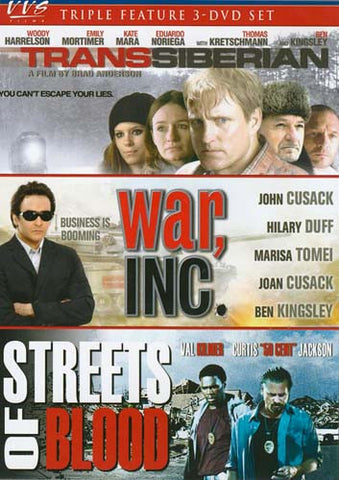 Transsibérien / Guerre Inc. / Streets of Blood (Triple Feature) (Film Boxset) DVD Film