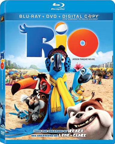Rio (Blu-ray + DVD + Copie Numérique) (Blu-ray) (Bilingue) Film BLU-RAY