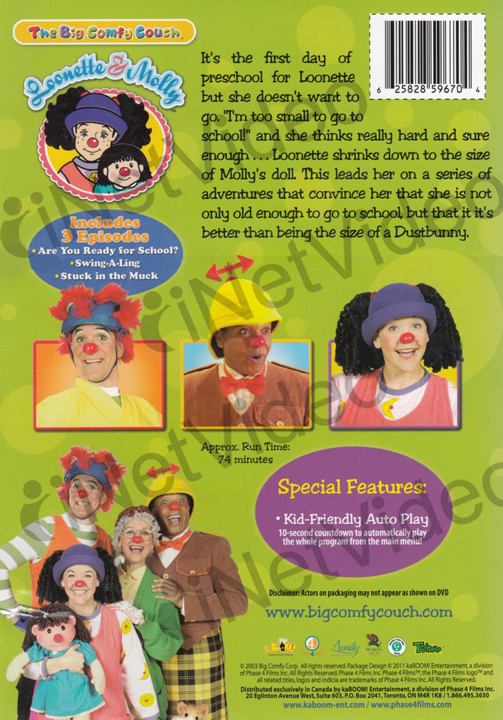 The Big Comfy Couch School Time on DVD Movie