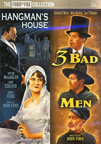 Hangman's House / 3 Bad Men (Double Feature) Film DVD