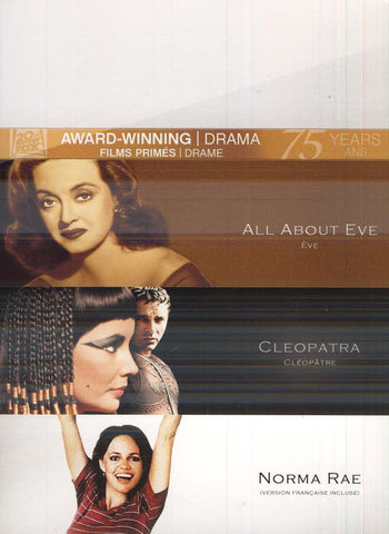 Tout à propos de Eve / Cleopatra / Norma Rae (Gagnant d'un prix) (Bilingue) (Boxset) DVD Film