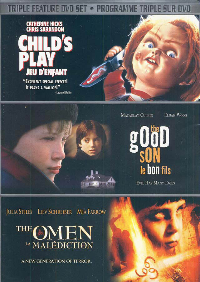 Child s Play /The Good Son /The Omen (Triple Feature DVD Set) (Bilingual)  on DVD Movie