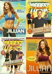 6 Week Six Pack / No More Trouble Zones / Power walk / Cardio Max Weight-loss)(Boxset)