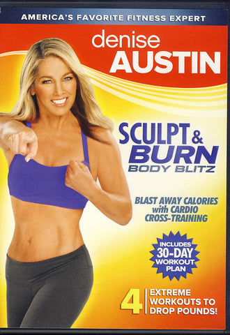Denise Austin - Sculpt and Burn Body Blitz DVD Movie 