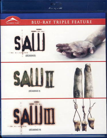 Saw I, II & III Triple Feature (Blu-Ray) Film BLU-RAY
