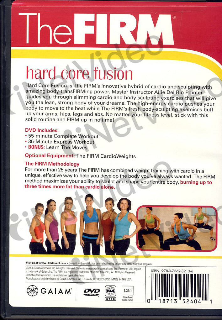 The Firm Hard Core Fusion on DVD Movie