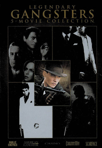 Legendary Gangsters (5-Movie Collection)(Boxset) DVD Movie 