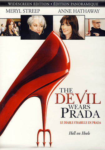 Le diable porte le film DVD Prada (écran large) (bilingue)