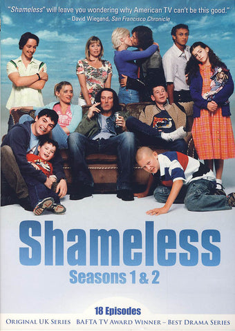 Shameless - Seasons 1 + 2 (série anglaise originale) (coffret) DVD vidéo