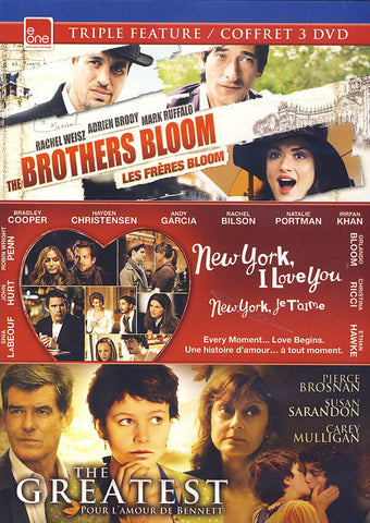The Brothers Bloom/New York, I Love You/The Greatest Triple Fature (Bilingual) (Boxset) DVD Movie 