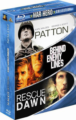 Patton / Derrière les lignes ennemies / Rescue Dawn (Collection de héros de guerre) (Boxset) (Blu-ray) Film BLU-RAY