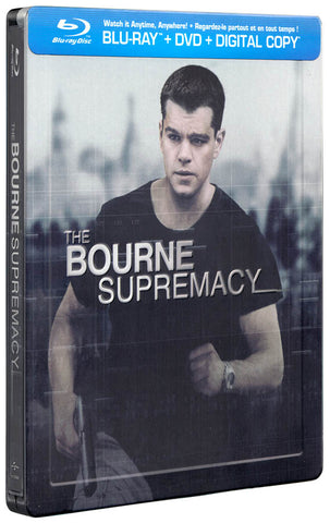 The Bourne Supremacy - Édition Limitée Steelbook (Blu-ray + DVD) (Blu-ray) (Bilingue) Film BLU-RAY
