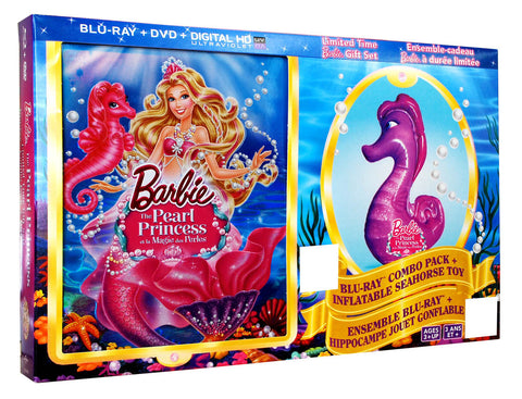 Barbie: La Princesse des Perles (Blu-ray + DVD) (avec hippocampe gonflable) (Boxset) (Blu-ray) (Ensemble-cadeau) BLU-RAY Movie