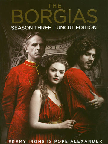 The Borgias - Season Three (Uncut Edition) (Boxset) DVD Movie 