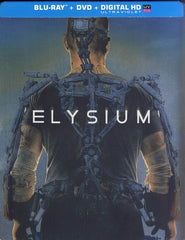 Elysium (Combo Blu-ray + DVD +UltraViolet Digital Copy) (Steelbook Case) (Blu-ray)