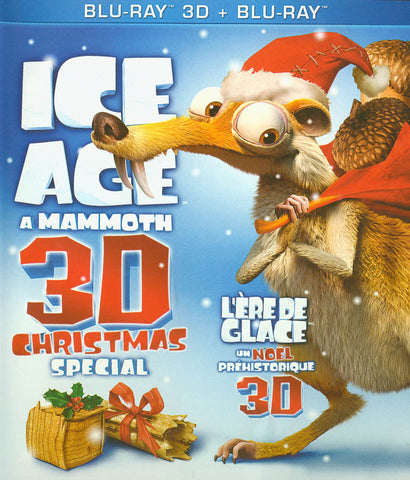 L'âge de glace - Un Noël spécial chez les mammouths (Bilingue) (Blu-ray 3D + Blu-ray) (Blu-ray) Film BLU-RAY