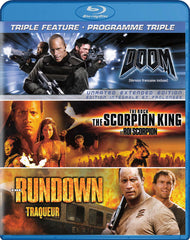 Doom / Scorpion King / Rundown (Triple Feature) (Blu-ray) (Bilingual)