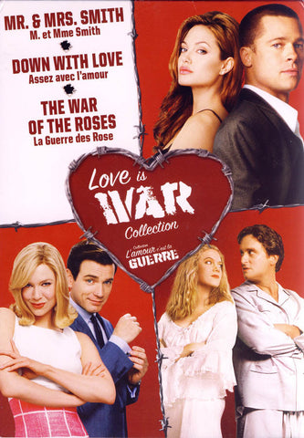 Love Is War Collection (Mr & Mrs. Smith / Down With Love / War of the Roses) (Boxset) (Bilingual) DVD Movie 