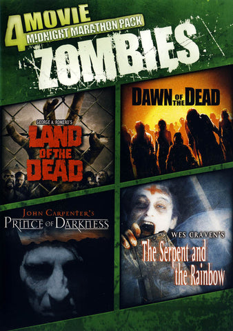 4-Movie Pack Midnight Marathon: Zombies DVD Movie