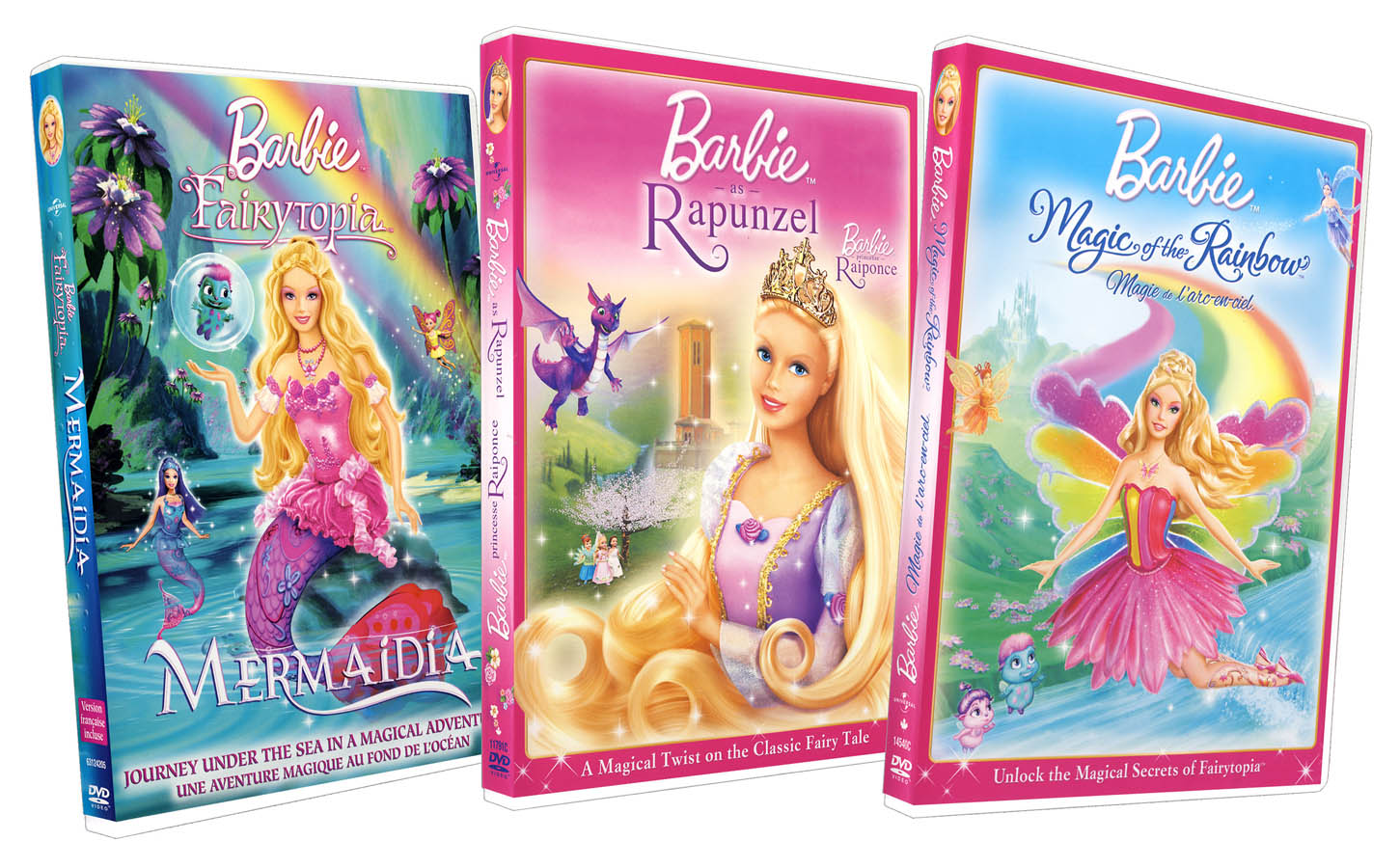 Barbie Collection 5 Bilingual Boxset on DVD Movie