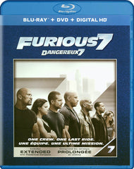 Furious 7 (Extended Edition) (Blu-ray + DVD + HD Numérique) (Bilingue) (Blu-ray)