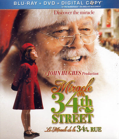 Miracle On 34th Street (Blu-ray + DVD + Digital Copy) (Blu-ray) (Bilingual) BLU-RAY Movie