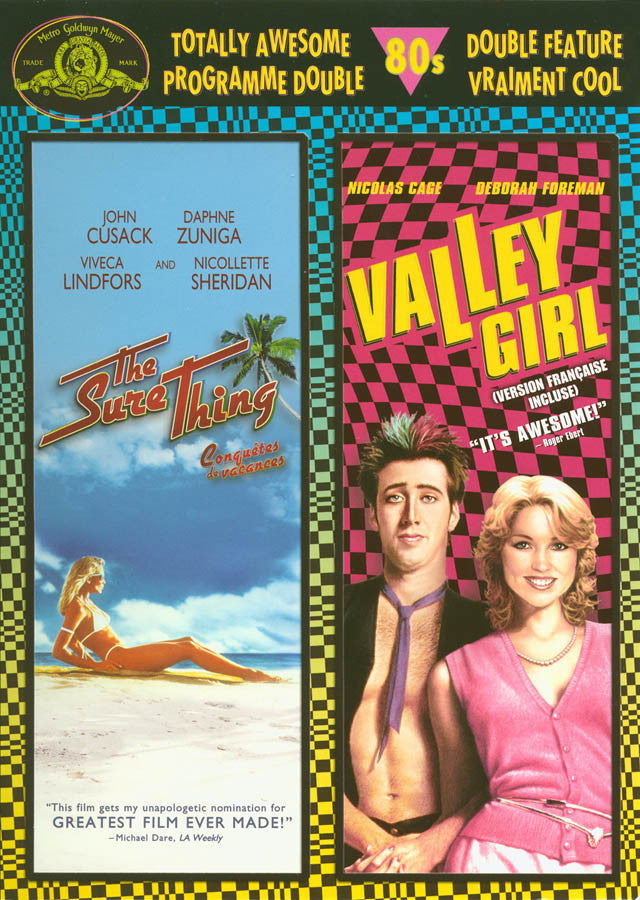 Sure Thing / Valley Girl (Double Feature) on DVD Movie
