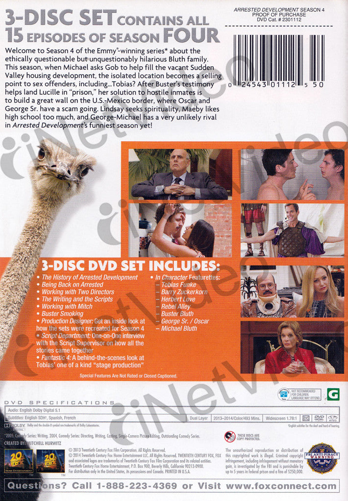 Arrested Development Season 4 (Boxset) on DVD Movie