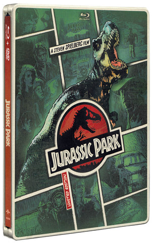 Jurassic Park (Steelbook) (Blu-ray + DVD + DIGITAL avec UltraViolet) (Blu-ray) Film BLU-RAY