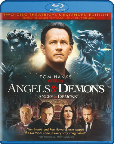 Anges et démons (Éditions théâtrale et prolongée de deux disques) (Blu-ray) (Bilingue) Film BLU-RAY