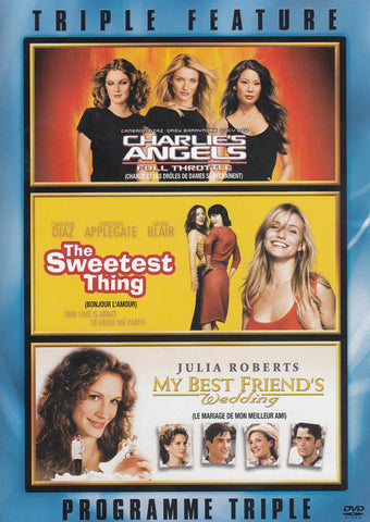 Charlie s Angels / La chose la plus douce / Le mariage de mon meilleur ami (Triple Feature) (Bilingue) (Keepc DVD Movie