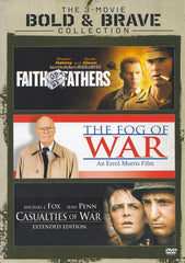 La collection audacieuse et courageuse du film 3-Movie (Victimes de la guerre / La Foi de mes pères / Le brouillard de la guerre)