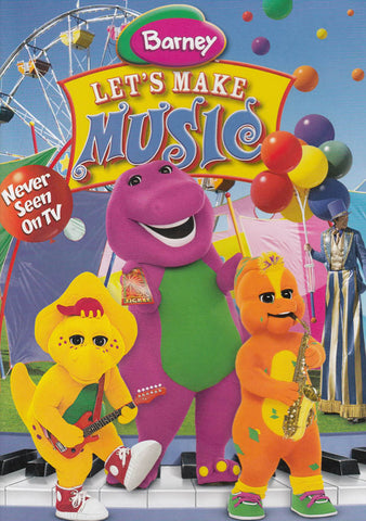 Barney - Let's Make Music DVD Movie 