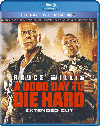 A Good Day to Die Hard (Extended Cut & Theatrical) (Blu-ray + DVD + Digital Copy) (Blu-ray) Film BLU-RAY