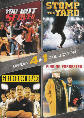 You Got Served / Stomp The Yard / Gridiron Gang / Finding Forrester (4-in-1 Urban Collection) DVD Movie 