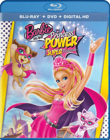 Barbie in Princess Power (Blu-ray / DVD / Digital HD) (Blu-ray) (Bilingual) BLU-RAY Movie 