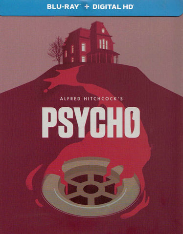 Alfred Hitchcock: Psycho (Steelcase) (Blu-ray / Digital HD) (Bilingue) DVD Film