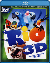 Rio (Blu-ray 3D + Blu-ray + DVD + Copie Numérique) (Blu-ray)