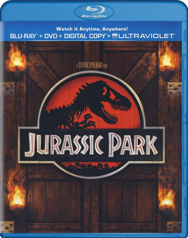 Jurassic Park (Blu-ray + DVD + Digital Copy + UltraViolet) (Blu-ray) BLU-RAY Movie 