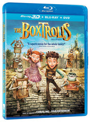 Les Boxtrolls (Blu-ray / Blu-ray / DVD 3D) (Bilingue) (Blu-ray)