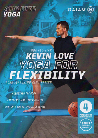 Athletic Yoga - Yoga for Flexibility with Kevin Love DVD Movie 